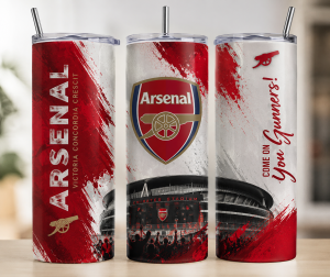 arsenal 20oz skinny tumbler