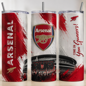 arsenal 20oz skinny tumbler